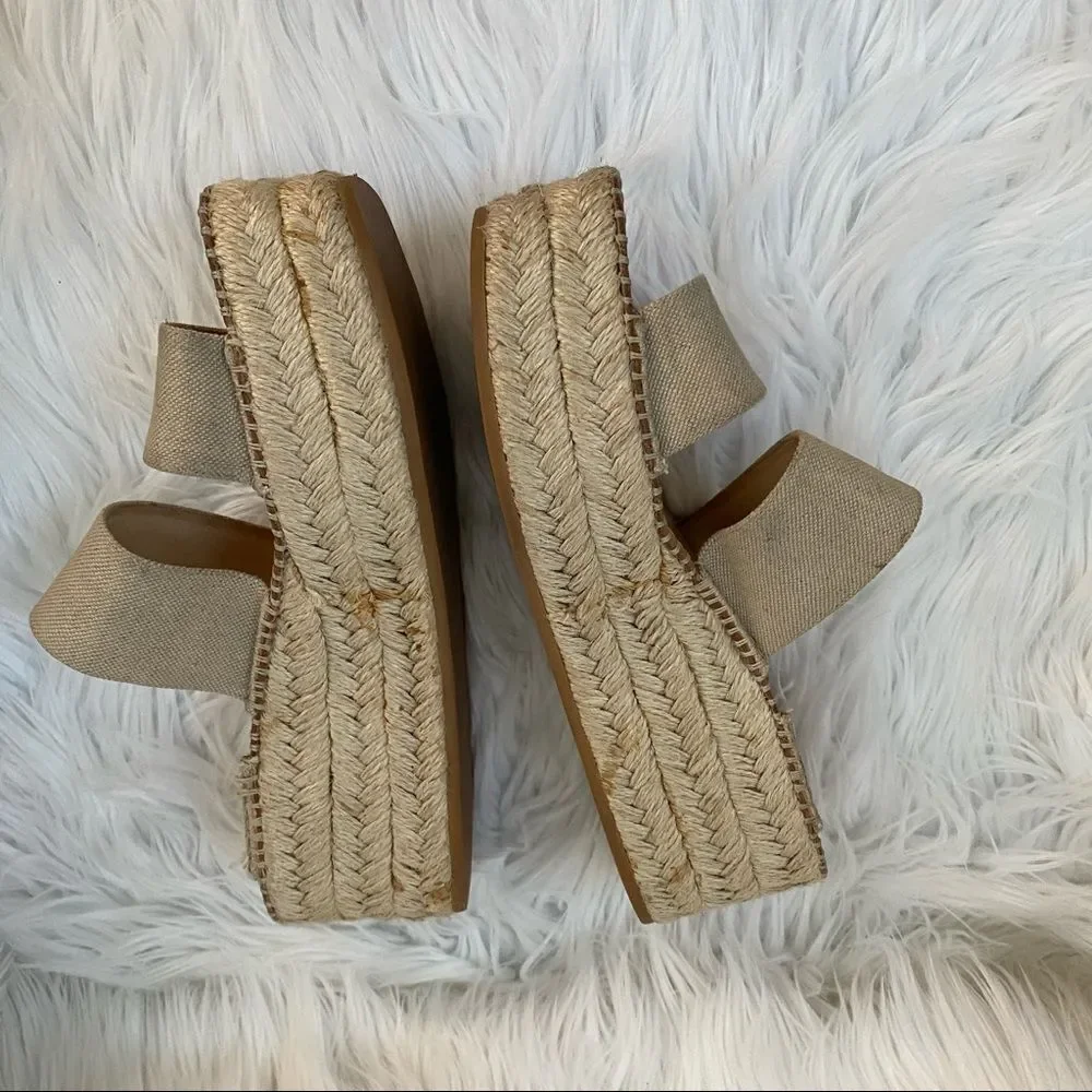 Rag & Bone Tara beige straps espadrille sandal 8.5